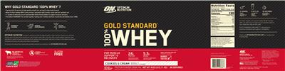 Gold Standard 100% Whey Cookies & Cream
