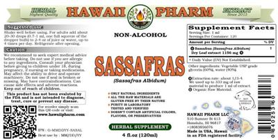 Sassafras Non-Alcohol