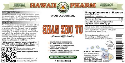 Shan Zhu Yu Non-Alcohol