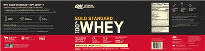 Gold Standard 100% Whey Vanilla Ice Cream