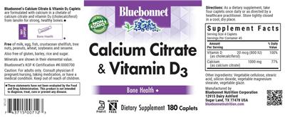 Calcium Citrate & Vitamin D3