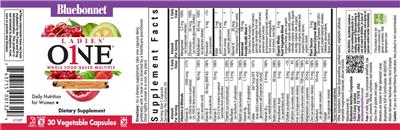 Photo of the Bluebonnet Ladies' One label