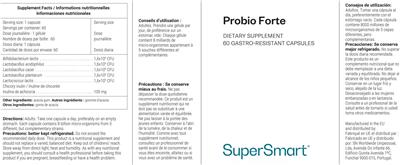 Label of Probio Forte