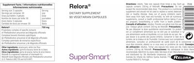 Photo of the SuperSmart Relora label