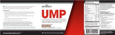 Photo of the Beverly International UMP Chocolate label