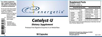 Photo of the Energetix Catalyst-U label