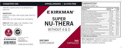 Photo of the Kirkman Super Nu-Thera without A & D label