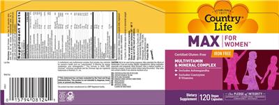 Original label: Max for Women Iron Free