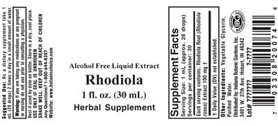 Rhodiola