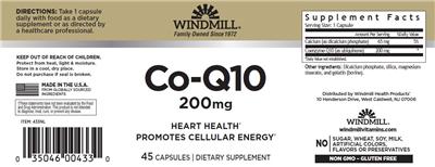 Originaletikett: Co-Q10 200 mg