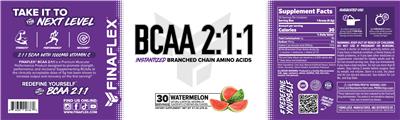Photo of the FINAFLEX BCAA 2:1:Watermelon label