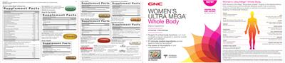Photo of the GNC Women's Ultra Mega Brain Health label