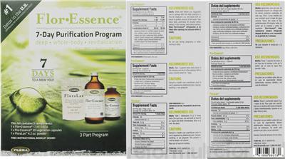Photo of the Flora Pro Essence label