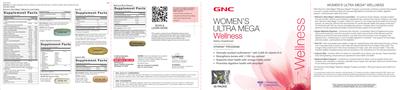 Photo of the GNC Women's Ultra Mega Fish Oil label