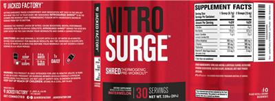 Photo of the Jacked Factory Nitrosurge Shred Watermelon label