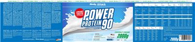 Photo of the Body Attack Sports Nutrition Power Protein 90 Coconut Cream label