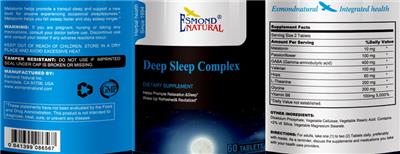 Photo of the Esmond Natural Deep Sleep Complex label
