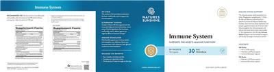 Photo of the Nature's Sunshine PM Packet label