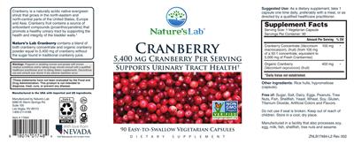 Cranberry 5,400 mg