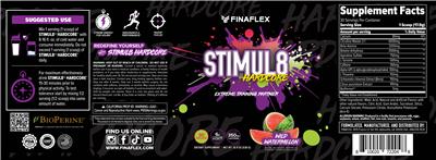 Photo of the FINAFLEX Stimul8 Hardcore Wild Watermelon label
