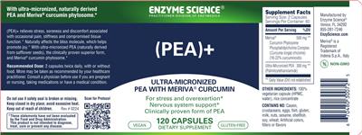 Photo of the Enzyme Science (PEA)+ label