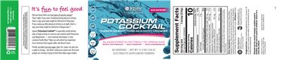 Originaletikett: Potassium Cocktail Blue Raspberry Sugar-Free