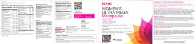 Photo of the GNC Women's Ultra Mega Evening Primrose Oil 1300 label