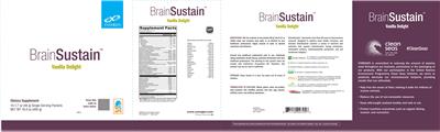 Photo of the XYMOGEN BrainSustain Vanilla Delight label