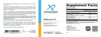 Photo of the XYMOGEN DIMension 3 label