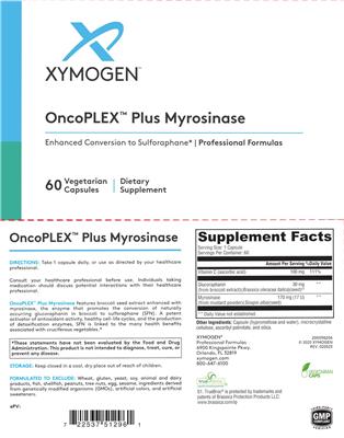 Photo of the XYMOGEN OncoPLEX Plus Myrosinase label