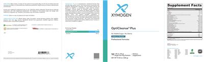 Photo of the XYMOGEN OptiCleanse Plus Vanilla Delight No Added Sugar, No Stevia label