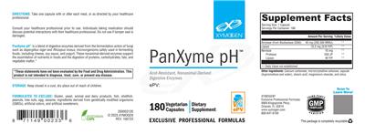 Photo of the XYMOGEN PanXyme pH label