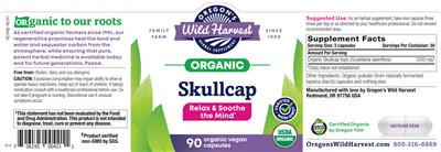 Photo of the Oregon's Wild Harvest Skullcap label