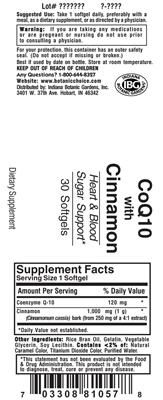 CoQ10 with Cinnamon