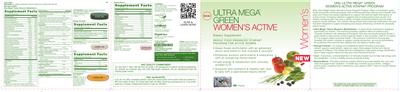 Photo of the GNC Ultra Mega Green CLA label