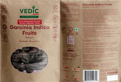 Photo of the Vedic Herbs Garcinia indica Fruits label