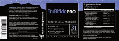 Label of TruBifidoPRO
