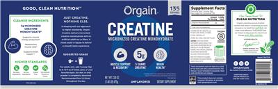 Originaletikett: Creatine Unflavored