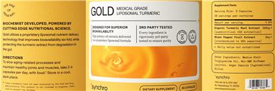 Photo of the Synchro Gold label