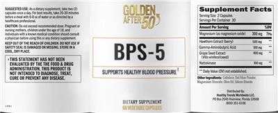 Photo of the Golden After 50 BPS-5 label