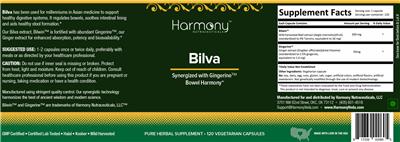 Photo of the Harmony Nutraceuticals Bilva Supreme label