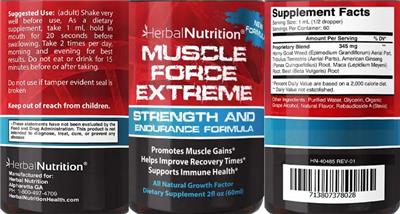 Product label image for Muscle Force Extreme