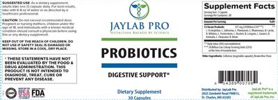 Label of Probiotics