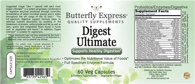 Photo of the Butterfly Express Digest Ultimate label
