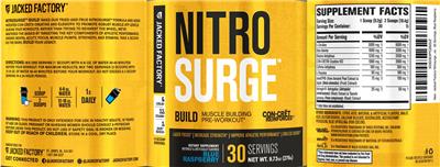 Originaletikett: NitroSurge Build Blue Raspberry