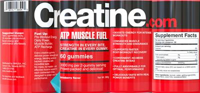 Originaletikett: ATP Muscle Fuel Blueberry Flavor