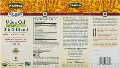 Udo's Oil High Lignan 3-6-9 Blend