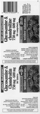 Glucosamine & Chondroitin 750 mg - 600 mg