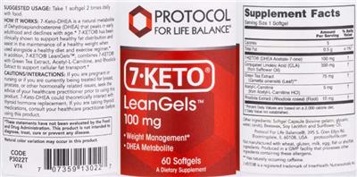7-KETO LeanGels 100 mg