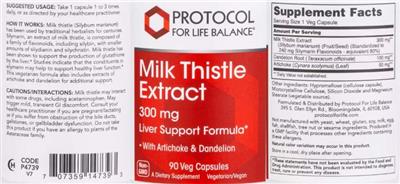 Milk Thistle Extract 300 mg